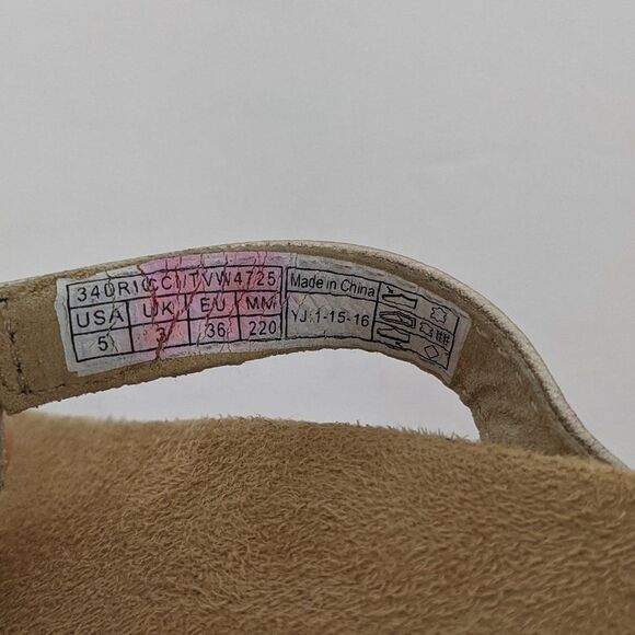 Vionic Ricci Gold Rhinestone Orthaheel Flip Flop Sandals Women's Size 5 - Picture 7 of 10